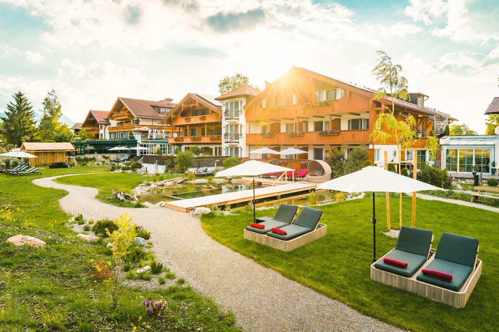 Spa-Slot im Boutique-Spa mit Schlossblick